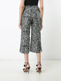 leopard print cropped pants 