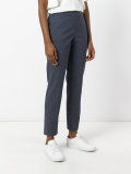 polka dot print trousers