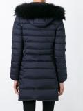 padded hooded coat