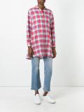 oversized plaid shirt