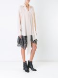 neck scarf blouse