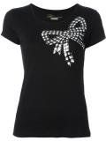 sequin ribbon T-shirt 