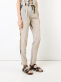 striped trousers