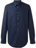 tailored contrast shirt