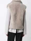 shearling vest