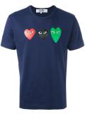 heart print T-shirt