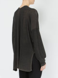 high-low hem knitted top