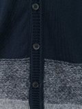 striped button down cardigan