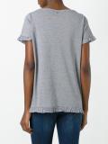 ruffled shortsveeles T-shirt