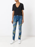 chain detail skinny jeans