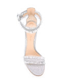frayed trim sandals 