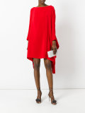 draped dress