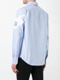 contrast diagonal band shirt 