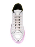 metallic sneakers