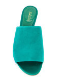 open toe mules