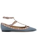 'Rockstud'平底鞋