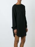 cut-out shoulder tunic