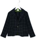 checked blazer