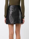 zipped detailing A-line skirt