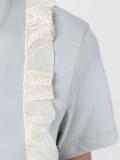 frill detail T-shirt