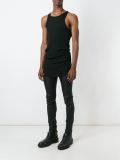long ribbed vest
