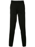 raw edge track pants