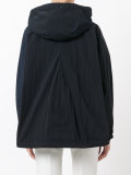 belted waist rain jacket