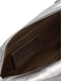 metallic shoulder bag