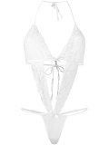 cut-out lace bodysuit 