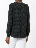 keyhole detail blouse