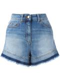 frayed denim shorts 
