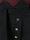 belted button skirt 