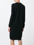 v-neck sweater dress