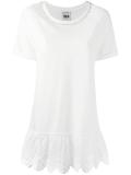 pleated trim blouse 