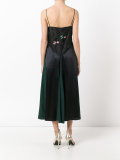 strappy sequin bust dress