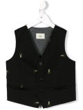 lightbulb embroidered waistcoat