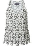 sleeveless lace top