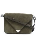 flap fastening crossbody bag