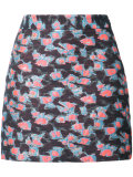 floral print straight skirt