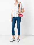 rainbow strap shoulder bag