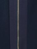 zip-up mid-length coat
