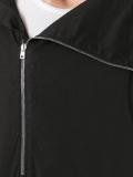 off-centre zip parka