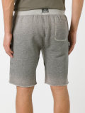 Bulldog print sweat shorts