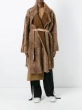 oversized shearling coat 