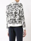 floral pattern cropped jacket
