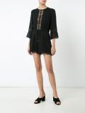lace insert playsuit
