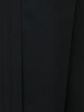 pleated skirt detail tuxedo trousers