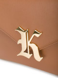 Gothic K clutch bag