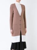 long ribbed cardigan