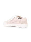 perforated decoration sneakers